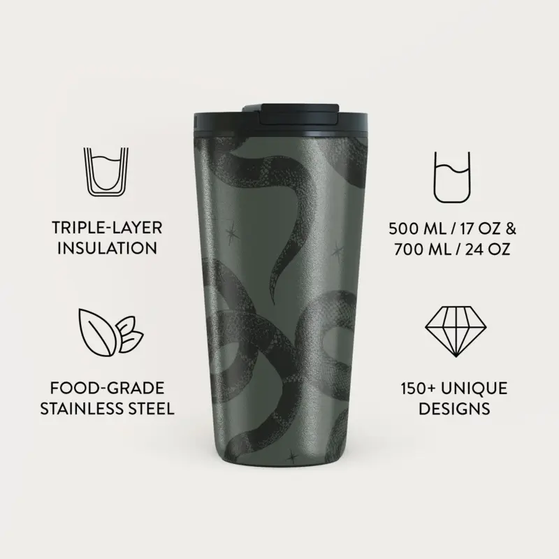 Burga Poison - Termosmuki 500ml Kansi-/Pilli setillä - 2974760