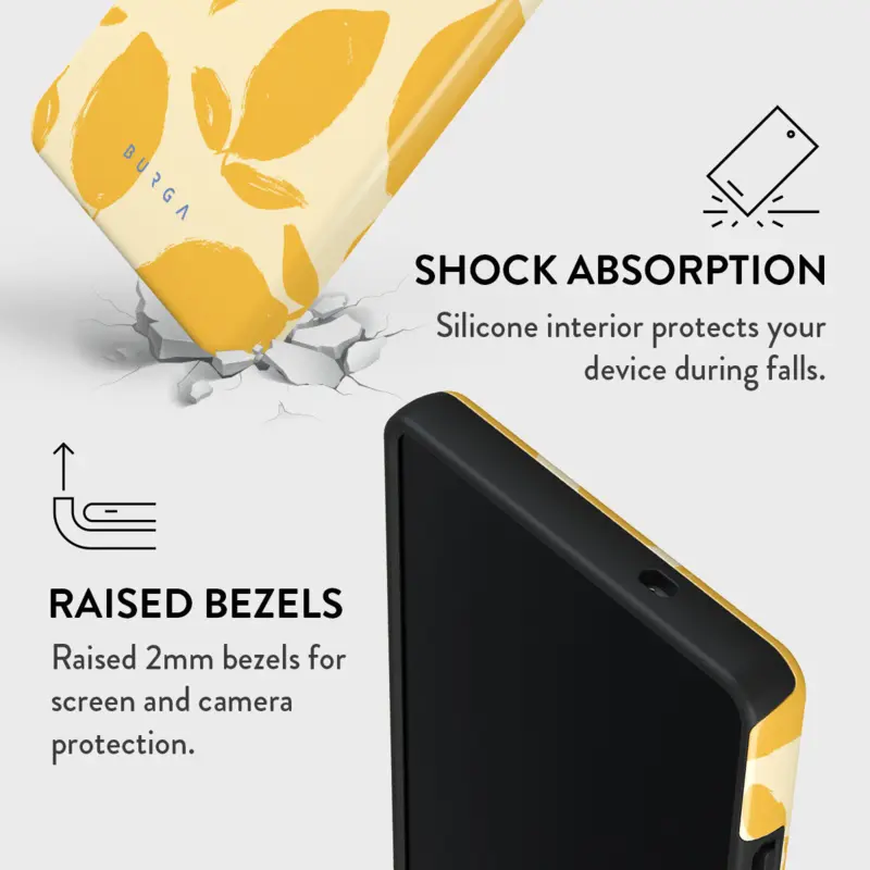 Burga Lemon Tart - Samsung Galaxy S25 Tough Suojakuori - 2995922