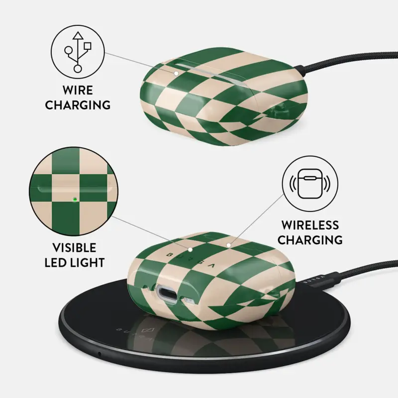 Burga Ivy League - Apple AirPods 4 & AirPods 4 ANC Suojakotelo - 2999511
