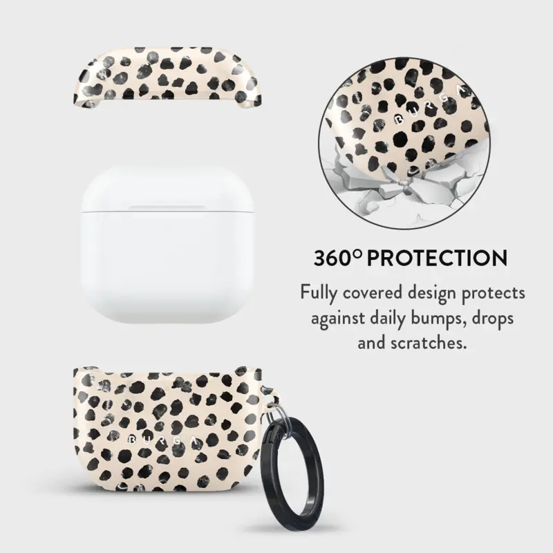Burga Almond Latte - Apple AirPods 4 & AirPods 4 ANC Suojakotelo - 2999573