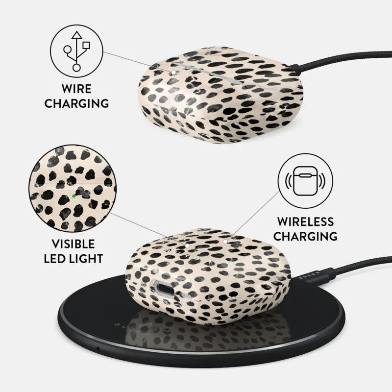 Burga Almond Latte - Apple AirPods 4 & AirPods 4 ANC Suojakotelo - 2999573