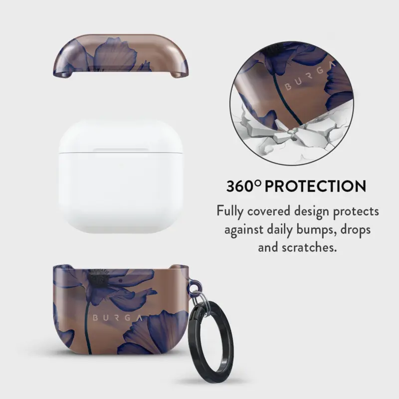 Burga Velvet Night - Apple AirPods 4 & AirPods 4 ANC Suojakotelo - 2999671