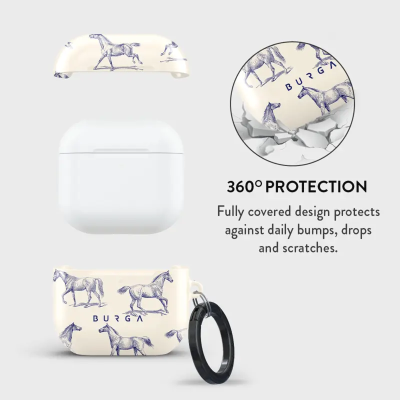 Burga Derby Race - Apple AirPods 4 & AirPods 4 ANC Suojakotelo - 2999720