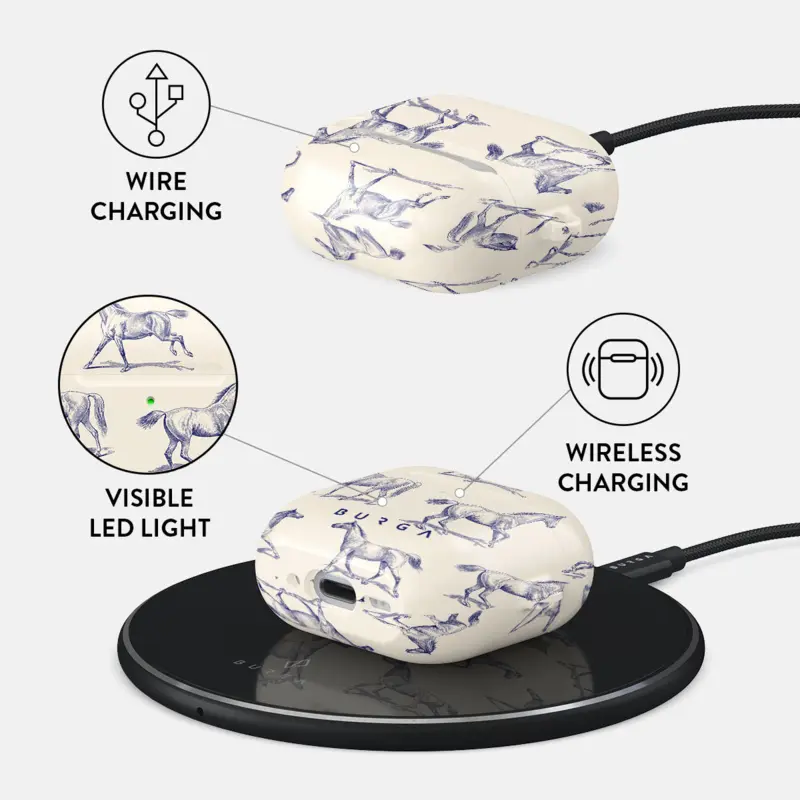 Burga Derby Race - Apple AirPods 4 & AirPods 4 ANC Suojakotelo - 2999720