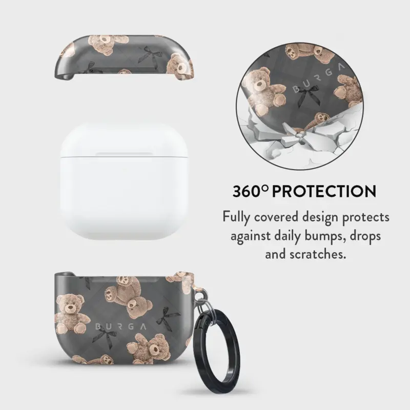 Burga BFF - Apple AirPods 4 & AirPods 4 ANC Suojakotelo - 2999779