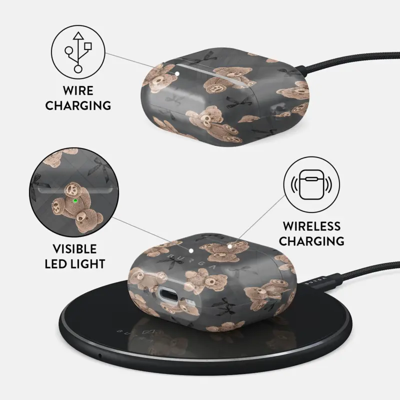 Burga BFF - Apple AirPods 4 & AirPods 4 ANC Suojakotelo - 2999779