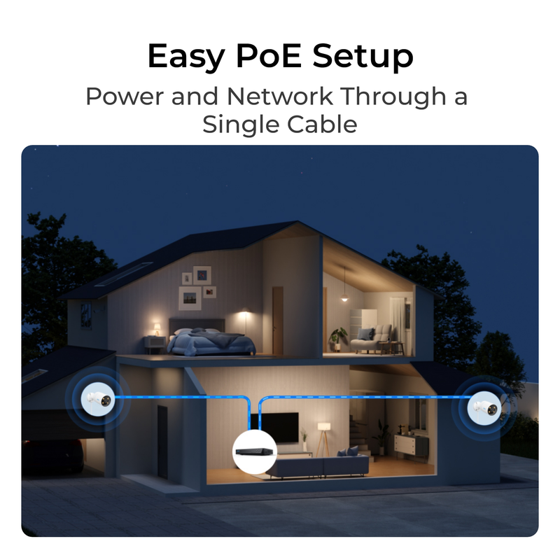 Reolink CX810 PoE Cam Outdoor 4K ColorX Night Vision Valkoinen - 3022173