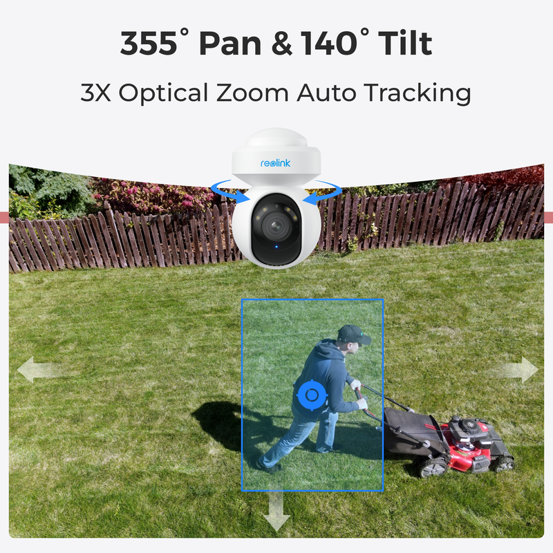 Reolink E1 Outdoor (E540) Smart PTZ WiFi Cam valkoinen - 3022261