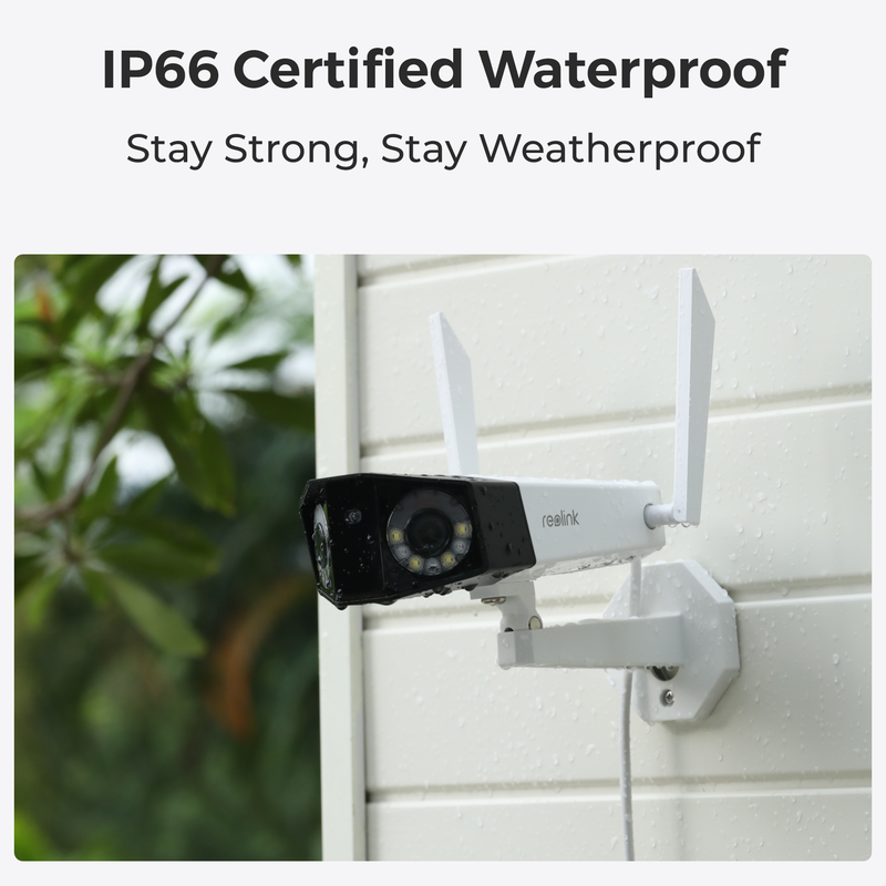 Reolink Duo 2 WiFi (W730) 4K ulkokamera 180° näkymä valkoinen - 3022267