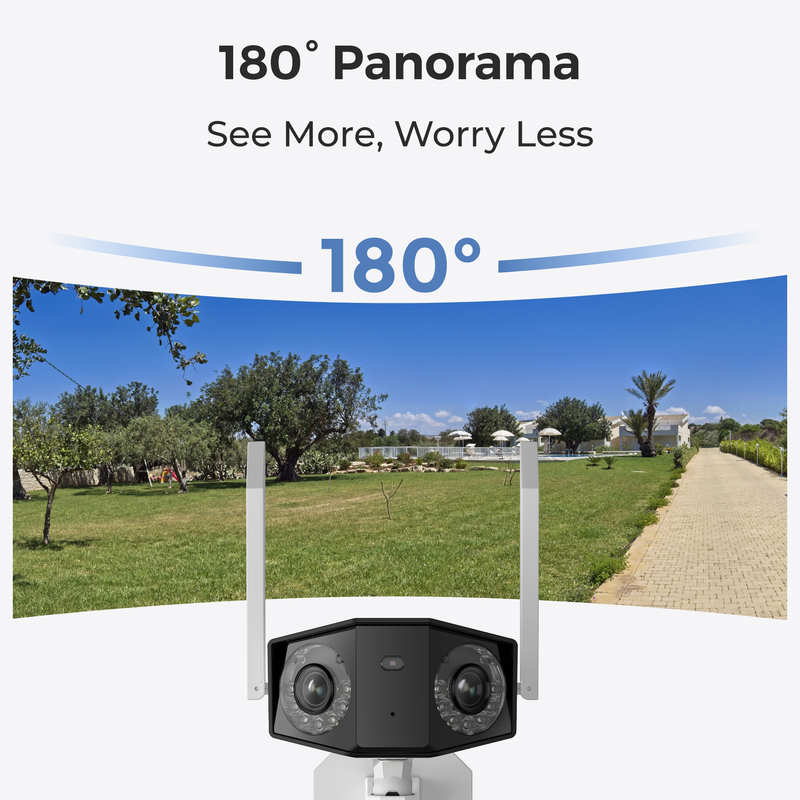 Reolink Duo 2 WiFi (W730) 4K ulkokamera 180° näkymä valkoinen - 3022267