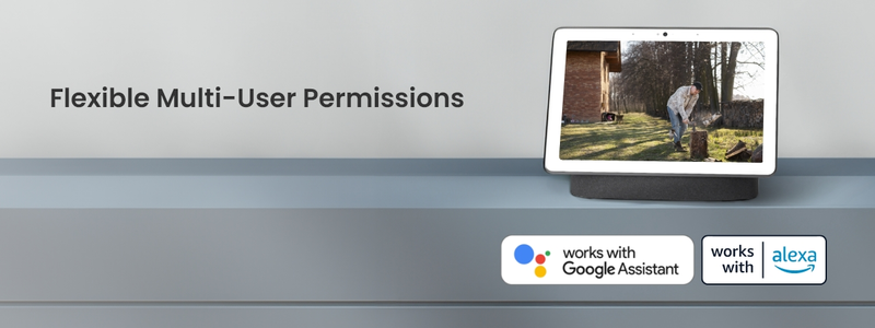 Reolink Home Hub ja 2xArgus 3E -paristokamera ulkona/ulkoilmassa Valkoinen - 3022425