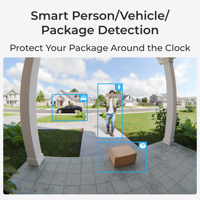 Reolink Video-ovikello (akku) Smart 2K Wi-Fi Valkoinen - 3022632