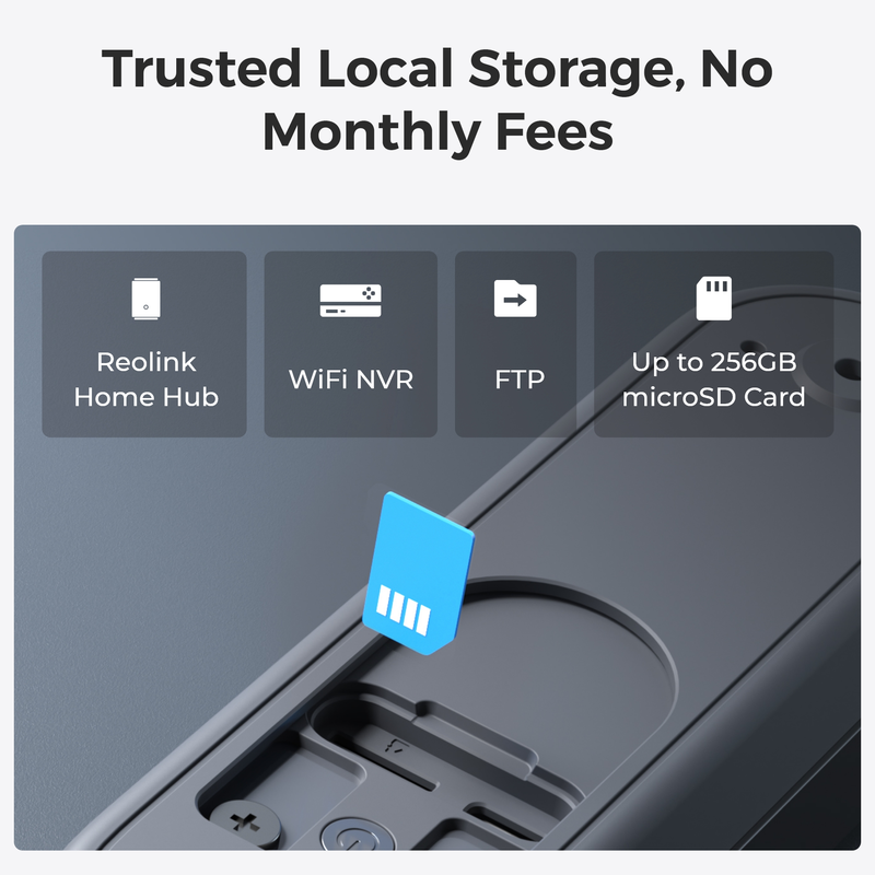 Reolink Video-ovikello (akku) Smart 2K Wi-Fi Musta - 3022634