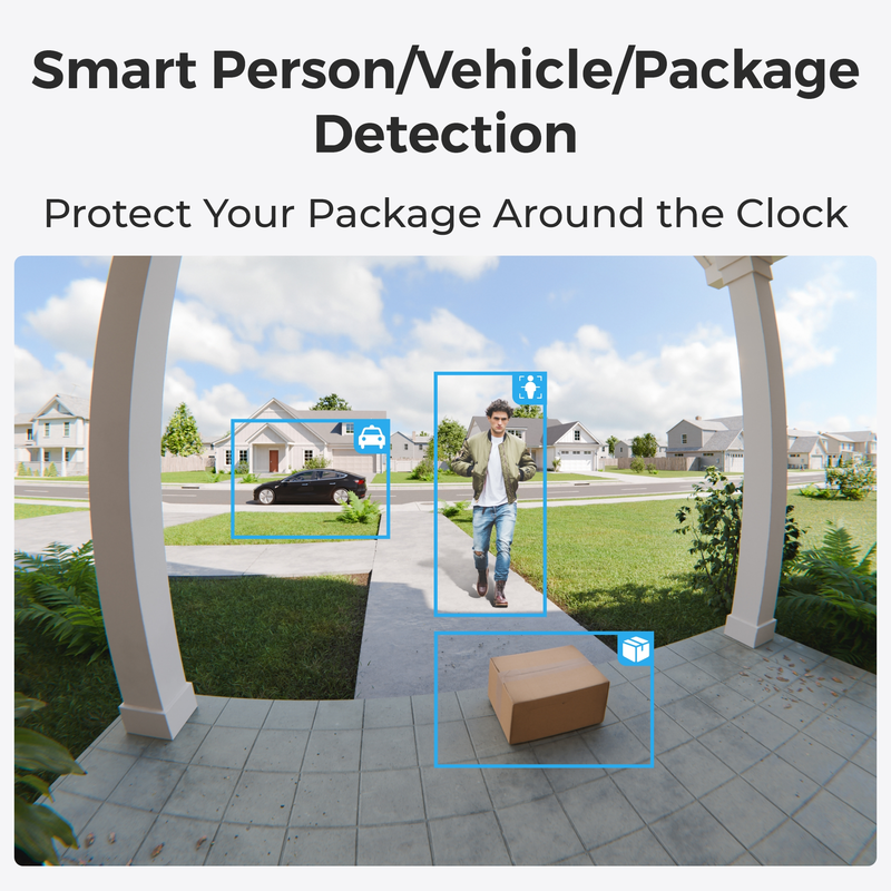 Reolink Video-ovikello (akku) Smart 2K Wi-Fi Musta - 3022634