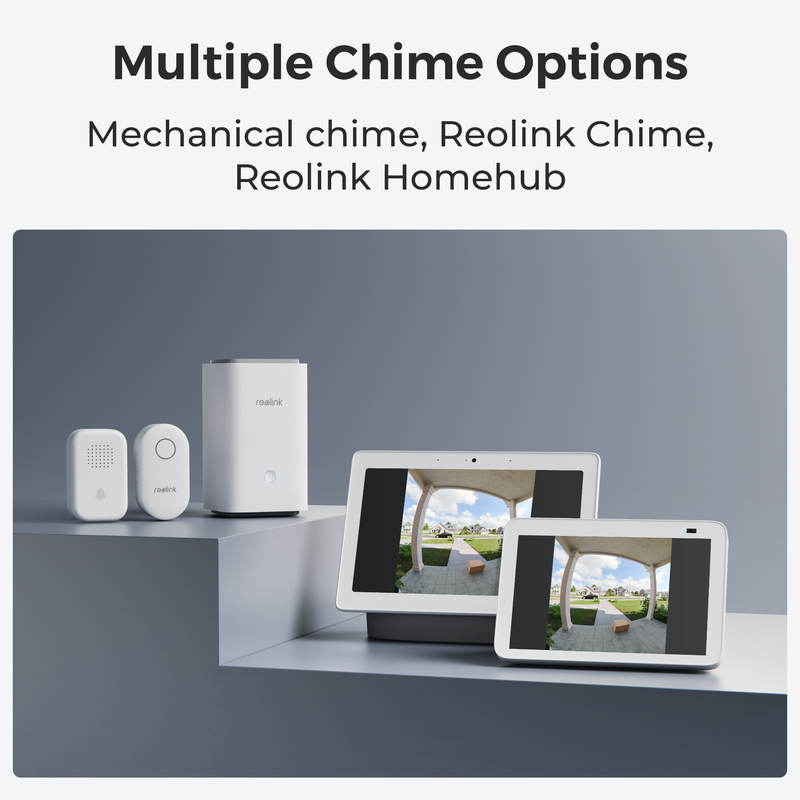 Reolink Video-ovikello (akku) Smart 2K Wi-Fi Musta - 3022634