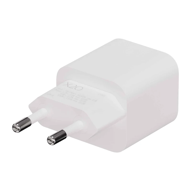 X2O 20 W kotilatauslaitepaketti USB-C 1,2 m kaapeli GaN valkoinen - 3401003