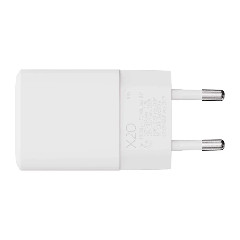 X2O 25 W kotilaturi USB-C GaN valkoinen - 3401005