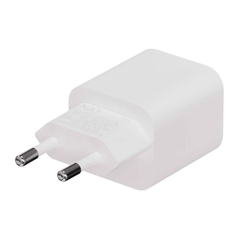 X2O 35 W:n kaksoiskotilaturisarja USB-C/A 1,2 m:n kaapeli GaN valkoinen - 3401008