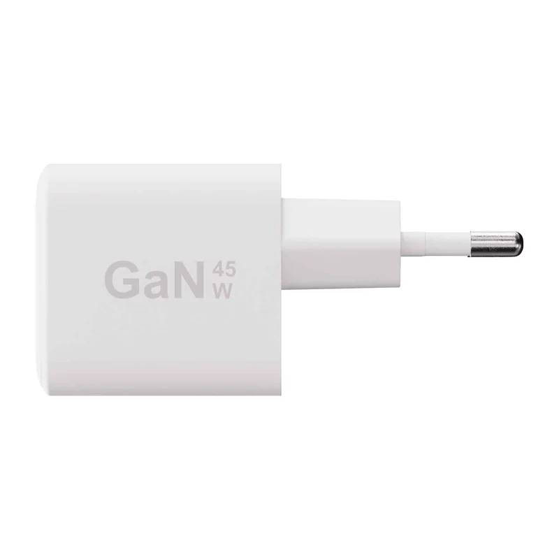 X2O 45 W kaksinkertainen kotilaturi USB-C/C GaN valkoinen - 3401009