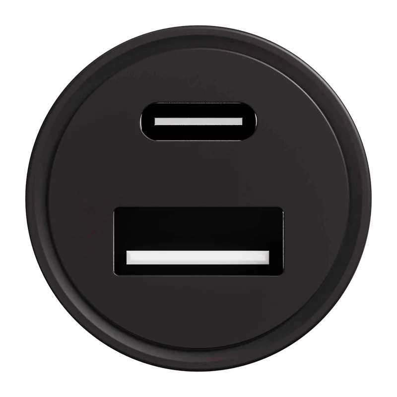 X2O 30 W kaksoisautolaturi USB-C/A musta - 3401013