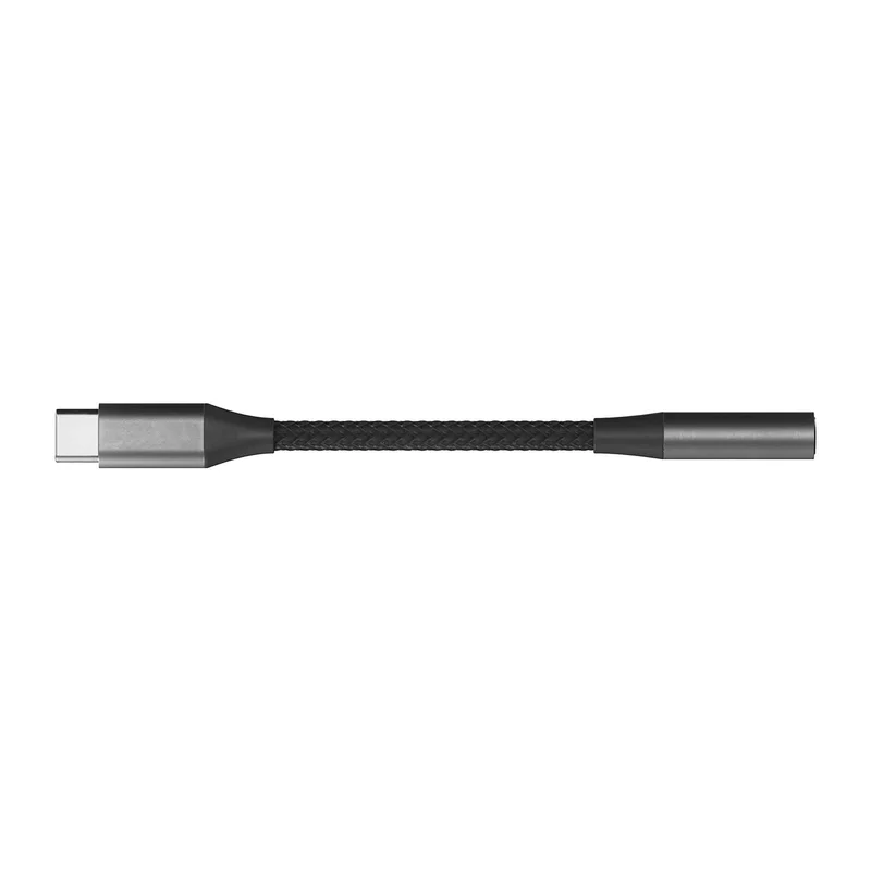 X2O Longlife USB-C-äänisovitin USB-C/3,5 mm 0,1 m musta - 3401016