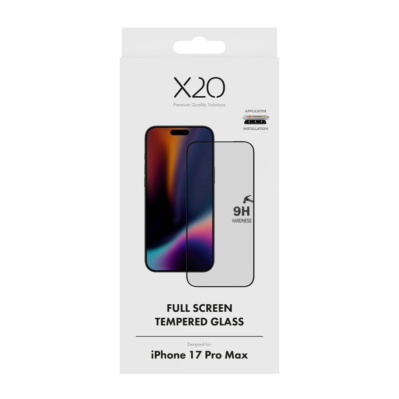 X2O Full Screen Panssarilasi Apple iPhone 17 Pro Max - 3410002
