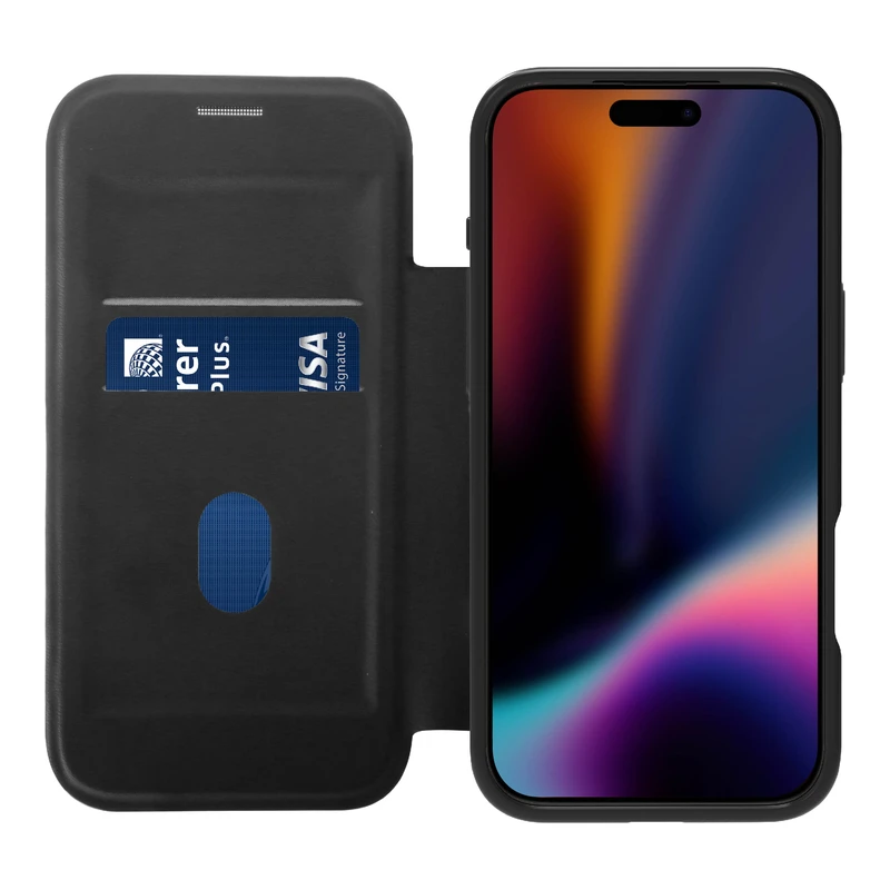 X2O Mag Wallet Lompakkokotelo Apple iPhone 17 Pro Musta - 3410011