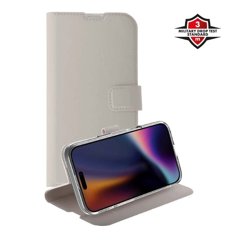 X2O Classic Wallet Lompakkokotelo Apple iPhone 17 Pro Greige - 3410018