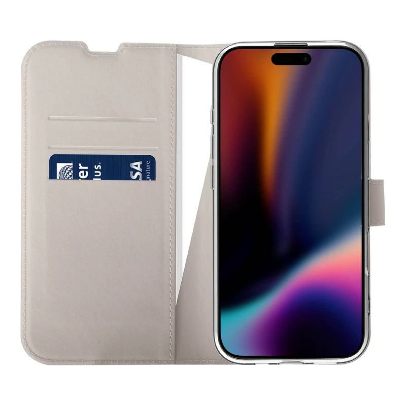 X2O Classic Wallet Lompakkokotelo Apple iPhone 17 Pro Greige - 3410018