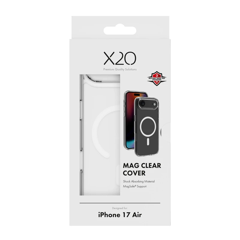 X2O Mag Clear Suojakuori Apple iPhone Air Kirkas - 3410023