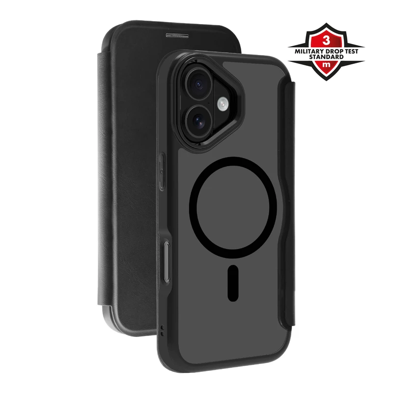 X2O Mag Wallet Lompakkokotelo Apple iPhone 17 Musta - 3410028