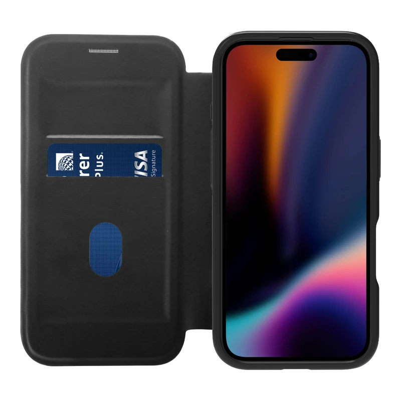 X2O Mag Wallet Lompakkokotelo Apple iPhone 17 Musta - 3410028