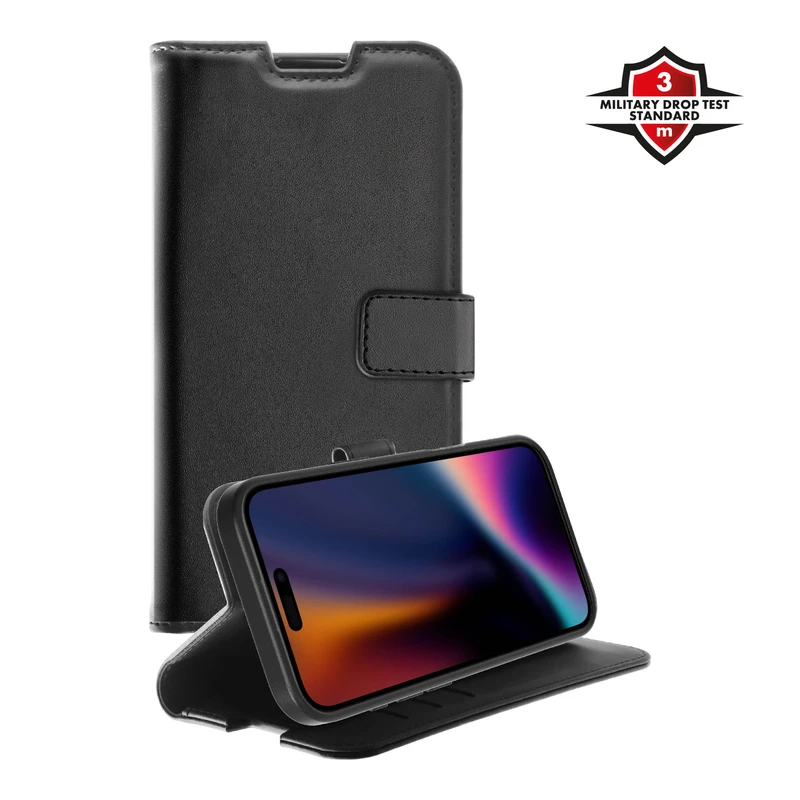 X2O Classic Wallet Lompakkokotelo Apple iPhone 17 Musta - 3410034