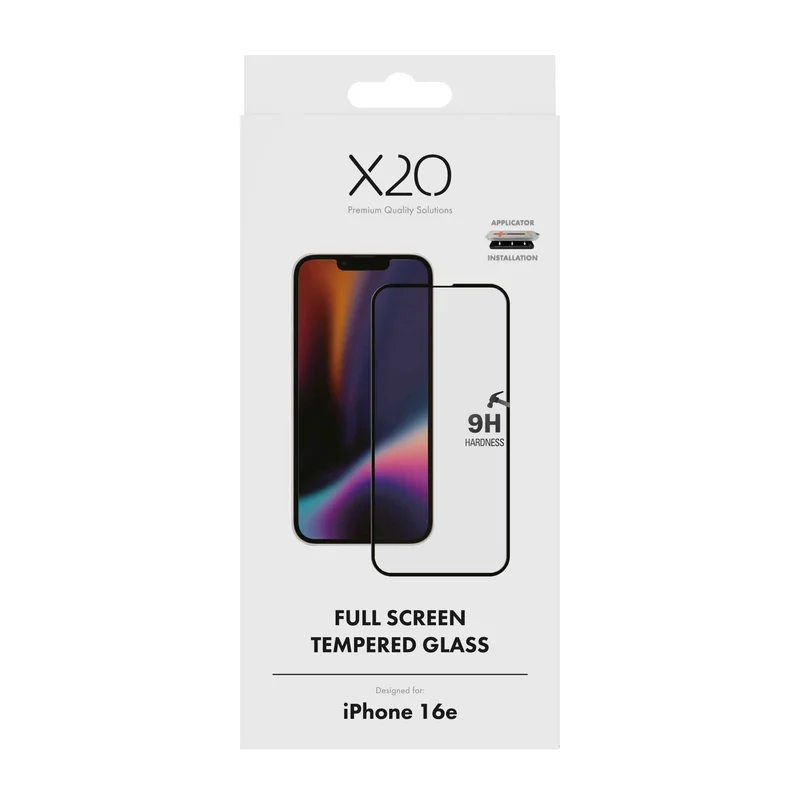X2O Full Screen Panssarilasi Apple iPhone 17e/16e - 3410038
