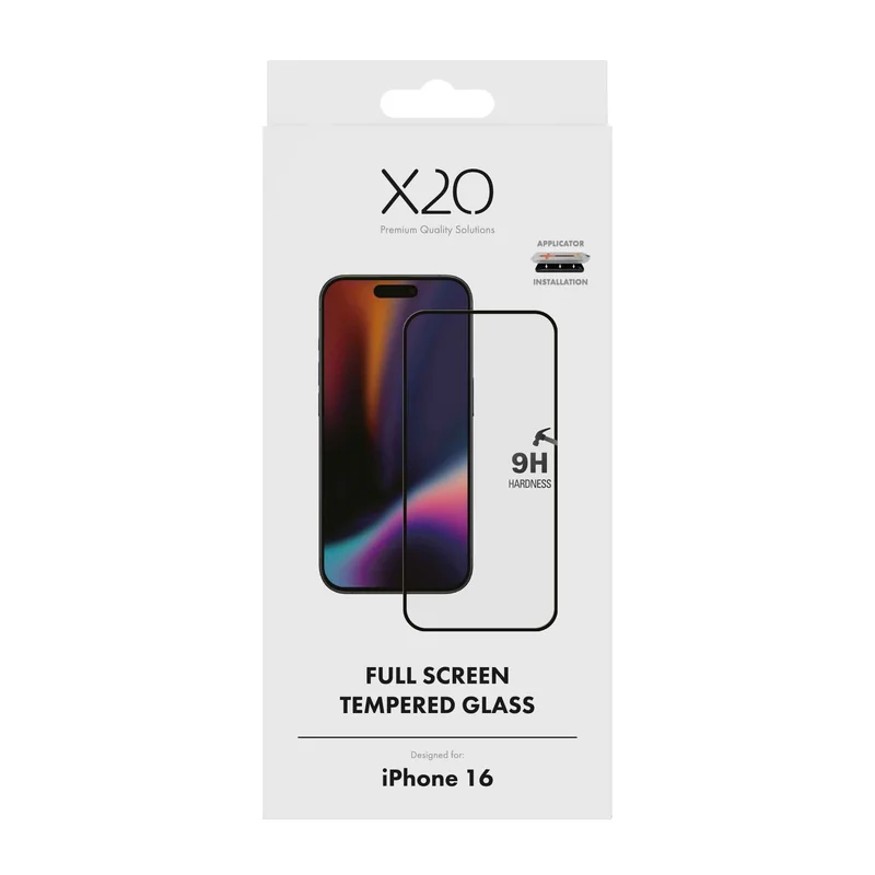 X2O Full Screen Panssarilasi Apple iPhone 16 - 3410040
