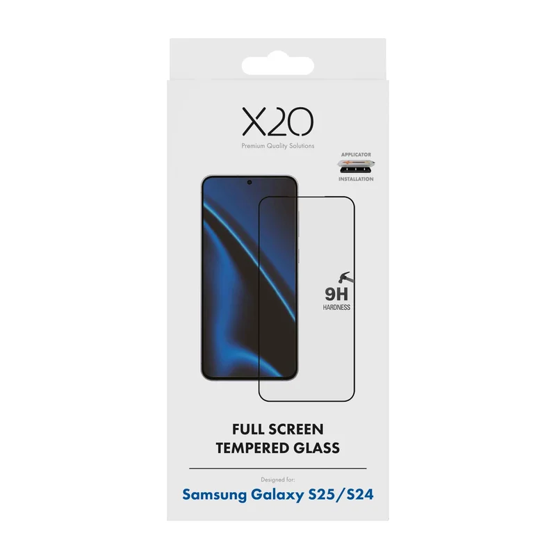 X2O Full Screen Panssarilasi Samsung Galaxy S25/S24 - 3410043