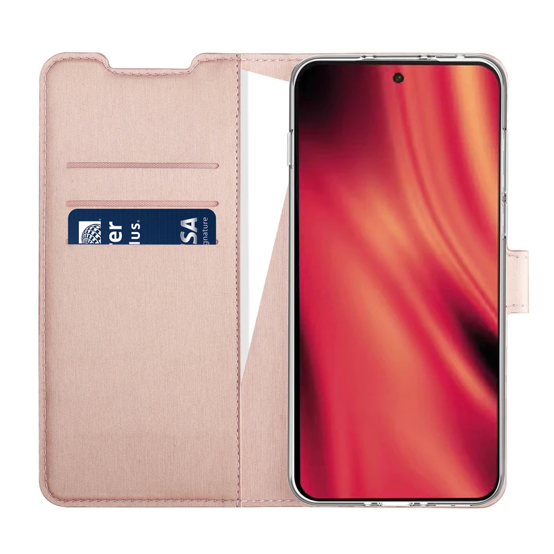 X2O Classic Wallet Lompakkokotelo OnePlus Nord 5  Rose Gold - 3410051