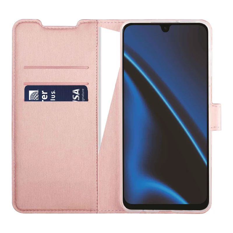 X2O Classic Wallet Lompakkokotelo Samsung Galaxy A17 5G  Rose Gold - 3410061