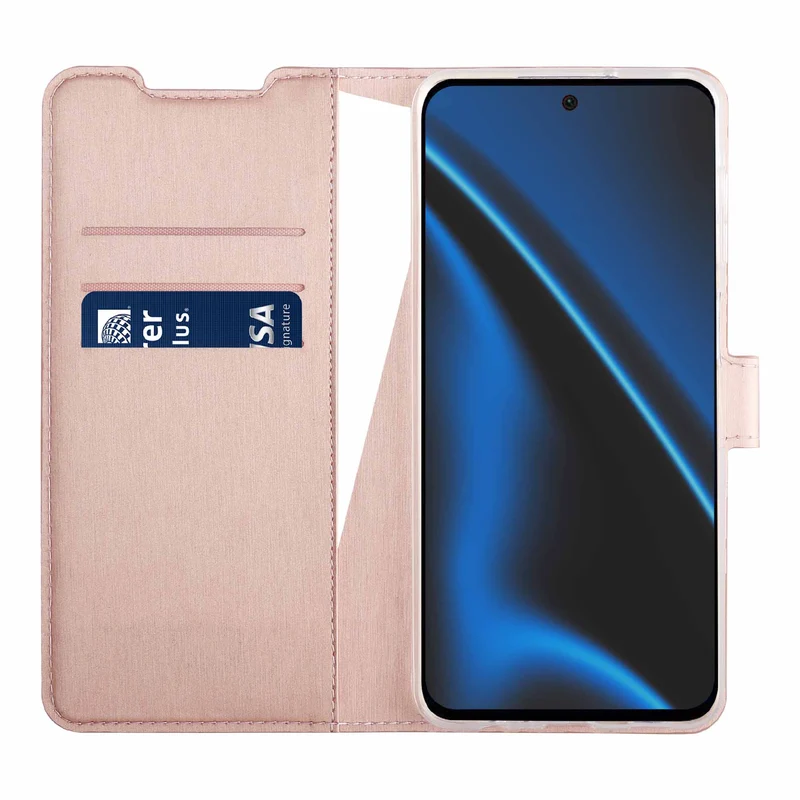 X2O Classic Wallet Lompakkokotelo Samsung Galaxy A56/A36 5G  Rose Gold - 3410078
