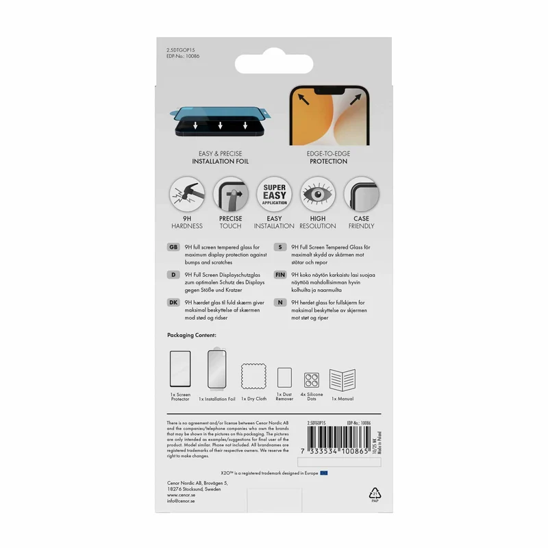 X2O Full Screen Panssarilasi OnePlus 15 - 3410086