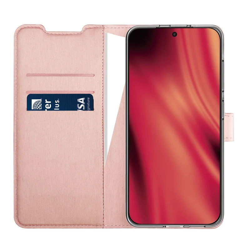 X2O Classic Wallet Lompakkokotelo OnePlus 15  Rose Gold - 3410102
