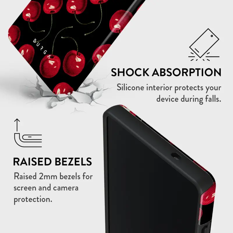 Burga Cherrybomb - Samsung Galaxy S25 Tough Suojakuori - 4101389