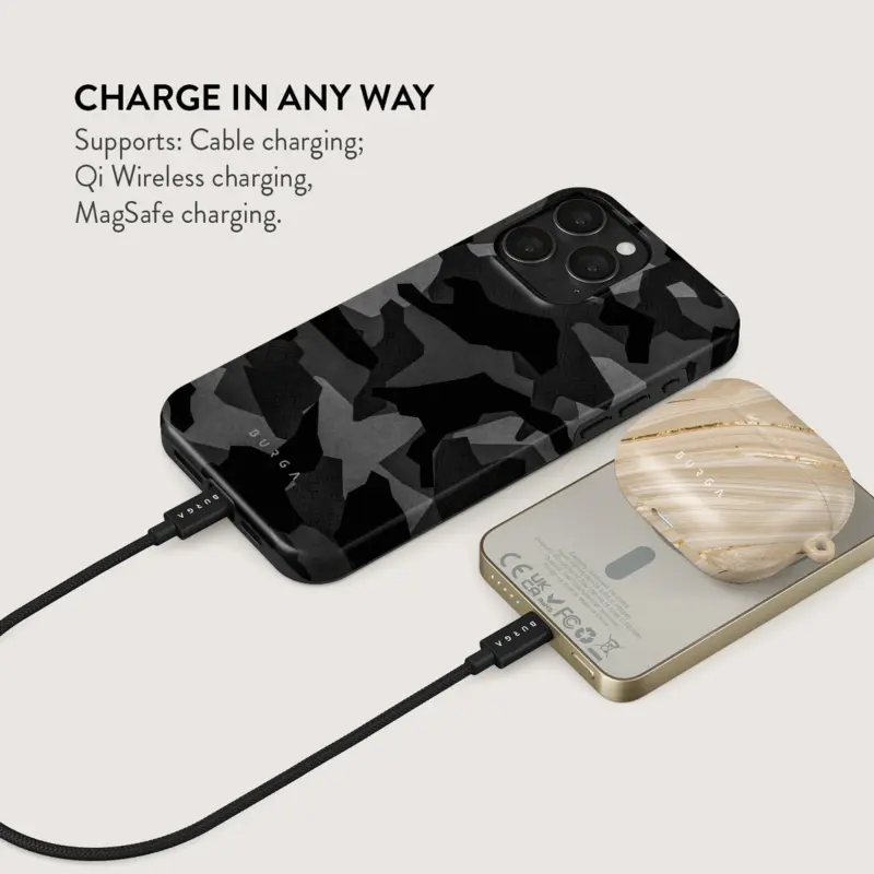 Burga Night Black Camo - MagSafe Power Bank 5000 mAh Kulta - 4108475