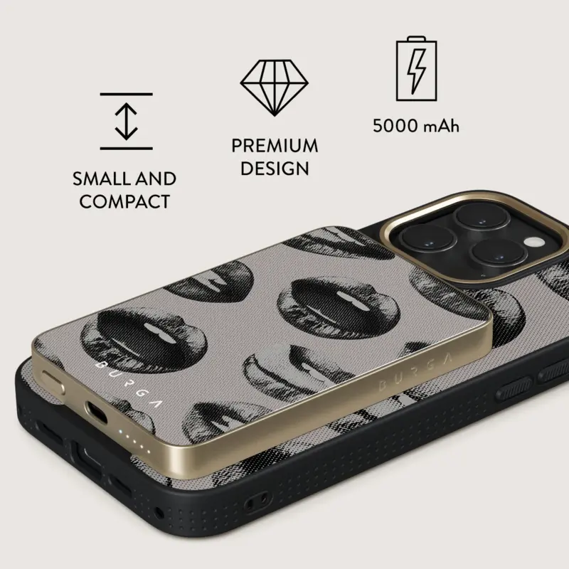 Burga Next Mistake - MagSafe Power Bank 5000 mAh Kulta - 4108583