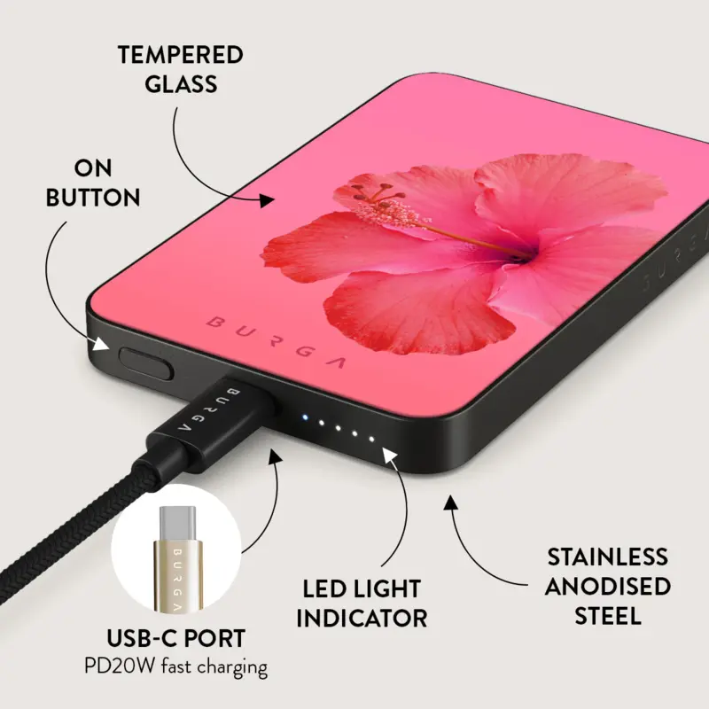 Burga Island Girl - MagSafe Power Bank 5000 mAh Kulta - 4108617