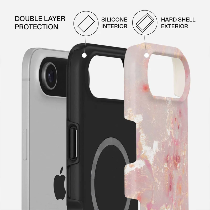 Burga Golden Coral - Apple iPhone Air Tough MagSafe Suojakuori - 4139679