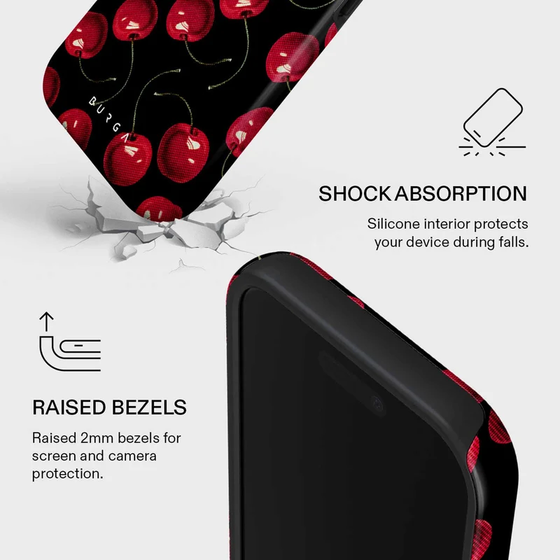 Burga Cherrybomb - Apple iPhone 17 Tough MagSafe Suojakuori - 4143461