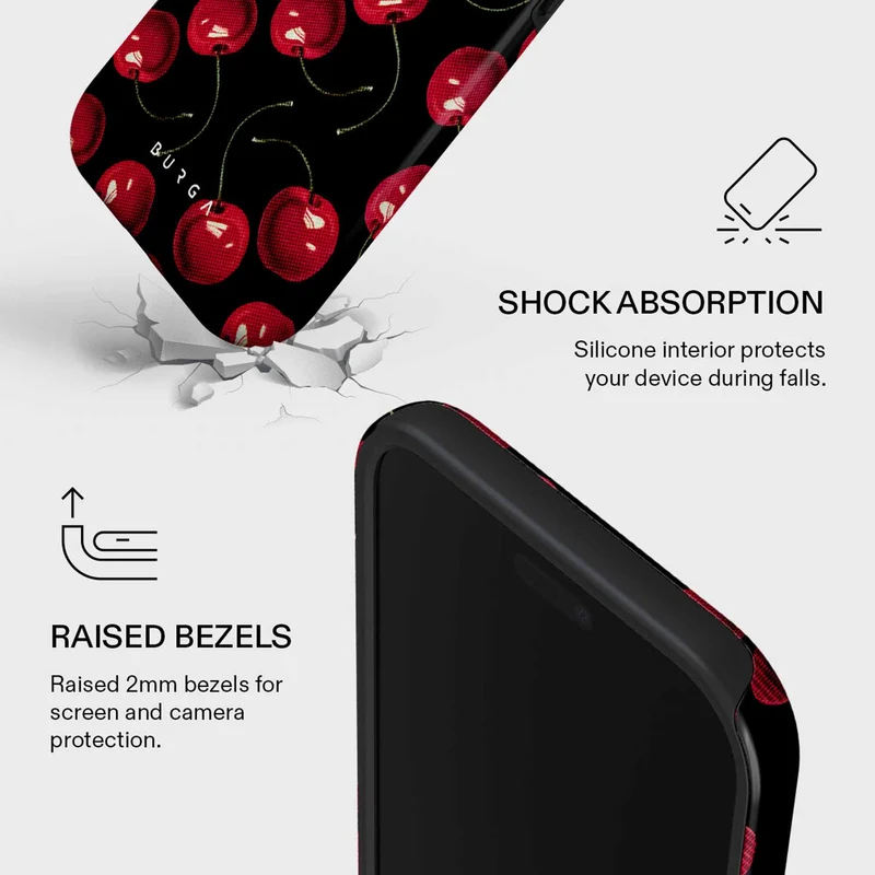 Burga Cherrybomb - Apple iPhone Air Tough MagSafe Suojakuori - 4143467