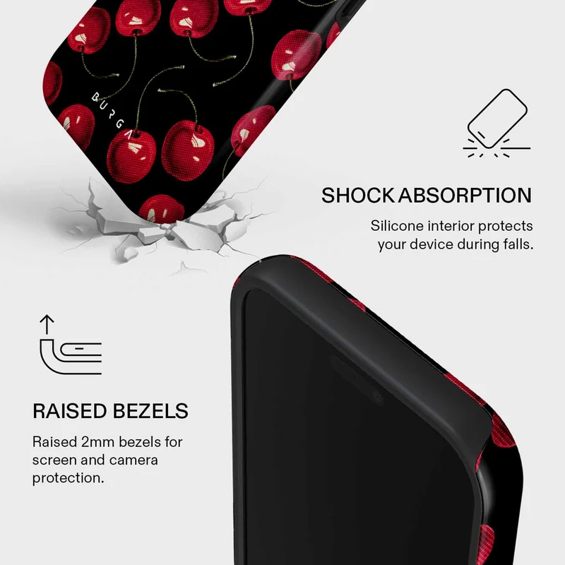 Burga Cherrybomb - Apple iPhone 17 Pro Max Tough MagSafe Suojakuori - 4143477