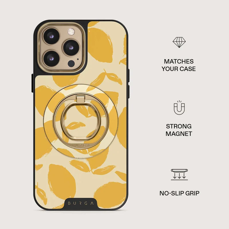 Burga Lemon Tart - Magneettinen Sormipidike Kulta - 4153253